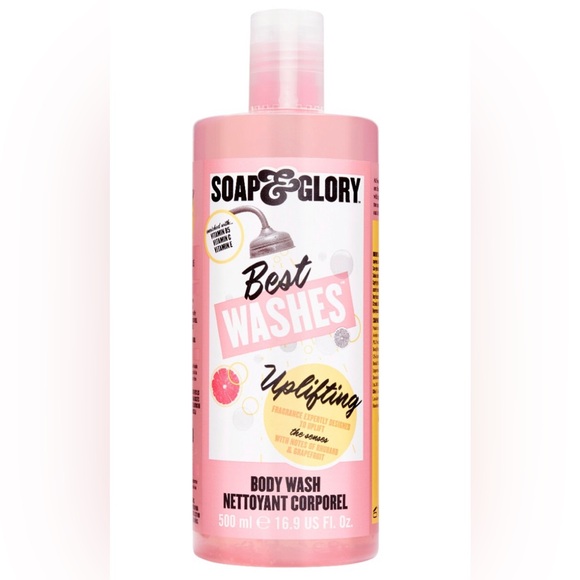 *BUY 1 Get 1 FREE! * Soap & Glory Best Washes Uplifting Body Wash - Pink - Picture 4 of 4